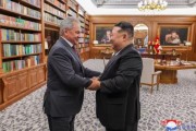事业是指金正恩会见绍伊古 称将继续支持俄对乌行动